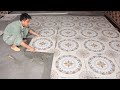 Floor Tiles Installation | Using Ceramic Tiles | Garden Bricks