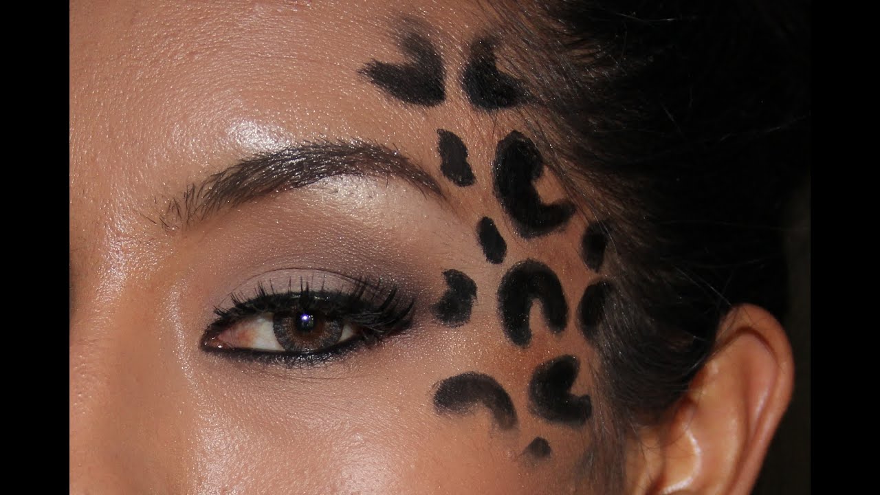 Cheetah Face Halloween Tutorial YouTube