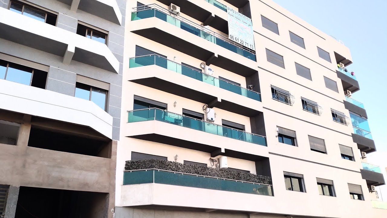 شقق ممتازة للبيع في الدار البيضاء البرنوصي 3غرف 2 حمامات صالون 2بالكونات بالمصعد و الباركينك