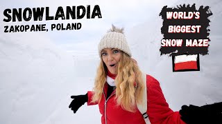 Snowlandia Zakopane Poland | Worlds Largest Snow Maze