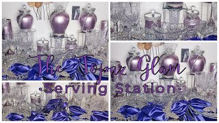 The Purple Topaz Glam Serving Station | 2022 Glam Décor Ideas