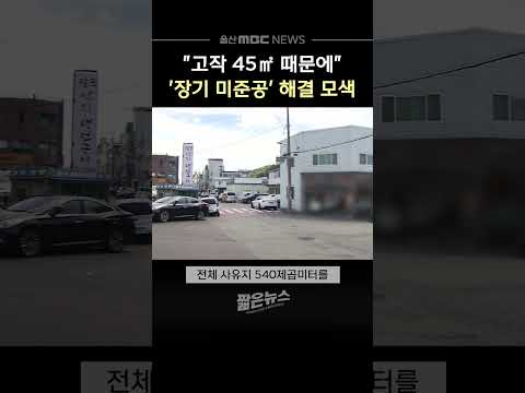 "고작 <strong>45</strong>㎡ 때문에"‥'장기 미준공' 해결책 모색