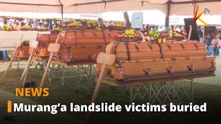 Six landslides victims laid to rest in Mathioya constituency