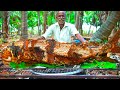GIANT FISH COOKING INSIDE CLAY | Delicious Mud Fish Recipe | Grandpa Got Huge Fish |Eating Challenge
