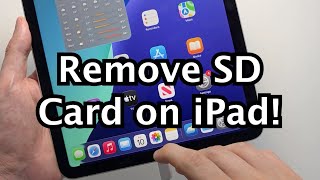 iPad: How to Safely Remove SD Card!