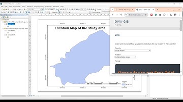 Download shapefile from DIVA GIS and extract your stuy area in ArcGIS
