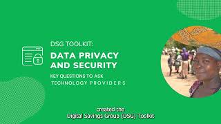 DSG Toolkit - Data Privacy and Security