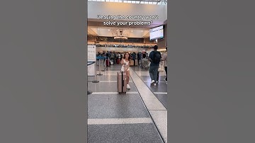 Leaving the country to solve my problems 😂 #comedy #travel | Andra Govan