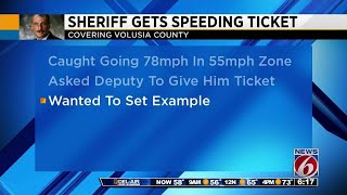 Volusia Sheriff Mike Chitwood caught speeding