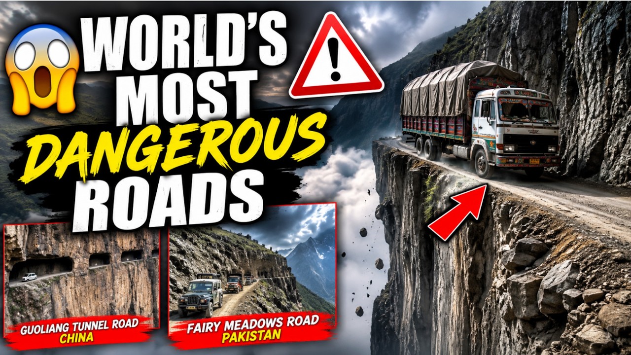 🚧 10 Roads So Dangerous Drivers Risk Their Lives Every Day