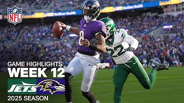 New York Jets vs. Baltimore Ravens Game Highlights | NFL 2025 Season Week 12