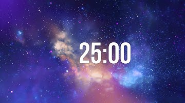 25 Minute Timer with Music - Space Theme