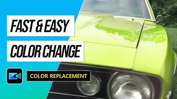 How to Change the Color of an Object using the Color Replacement Tool | PowerDirector Tutorial