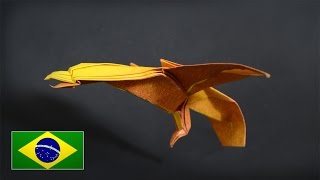 Origami: Águia ( Joseph Wu ) - Instruções em Português PT BR