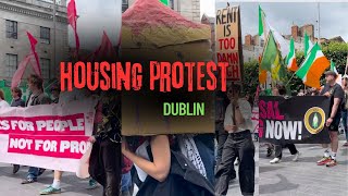 Housing Protest | Dublin Ireland #ireland #support #housingcrisis #dublin #today #protest