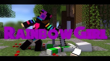 #408 {F} Intro Minecraft Template For RainbowGirl (Mine Imator) | Huyền Miner Studio