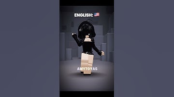 IF MY LANGUAGE SKILLS COULD WALK~ 😭 #roblox #robloxedit #shorts #languageskills