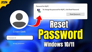 How to RESET Windows 11/10 Forgotten Password (Local & Microsoft Account) No Software (2024)