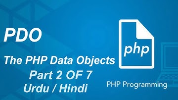 Php PDO tutorial for beginners in Urdu/Hindi : 2 of 7 : Select Query