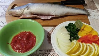 рыба в духовке, готовим дома / духовкада балик пишириш, duxovkada baliq pishirish