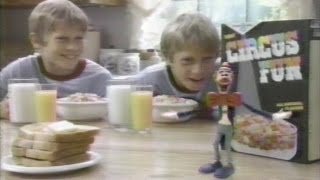 Circus Fun cereal commercial (1986)