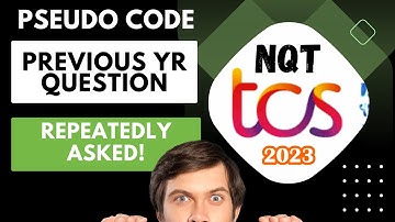 Tcs NQT:- Programming Logic Questions 2023 || Tcs NQT exam preparation 2023 || Tekno UF
