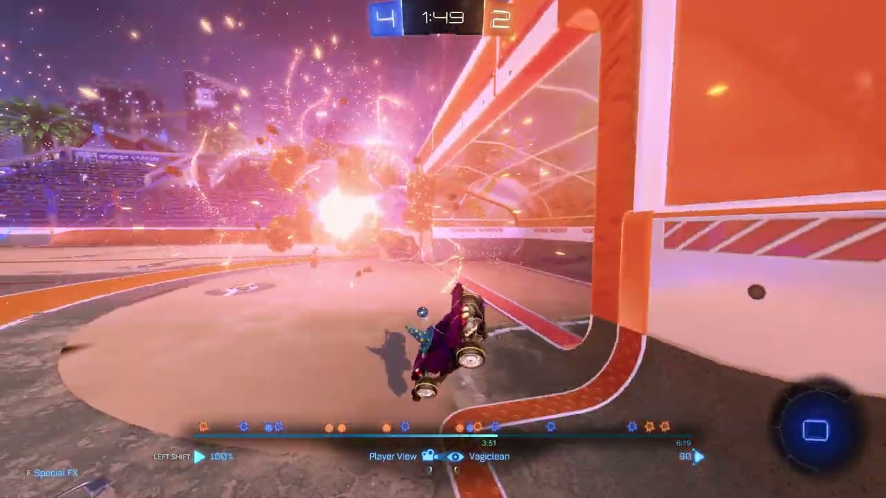 Rocket League 1v1 Demo Troll
