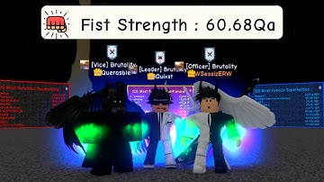 🔥60 QUADRILLION FIST STRENGTH 🔥| Super Power Training Simulator | Roblox