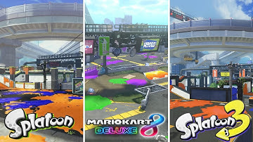 Evolution of Urchin Underpass from the Splatoon Series (2015-2025)