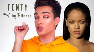 JAMES CHARLES SHADING FENTY BEAUTY FOR 3 MINUTES STRAIGHT