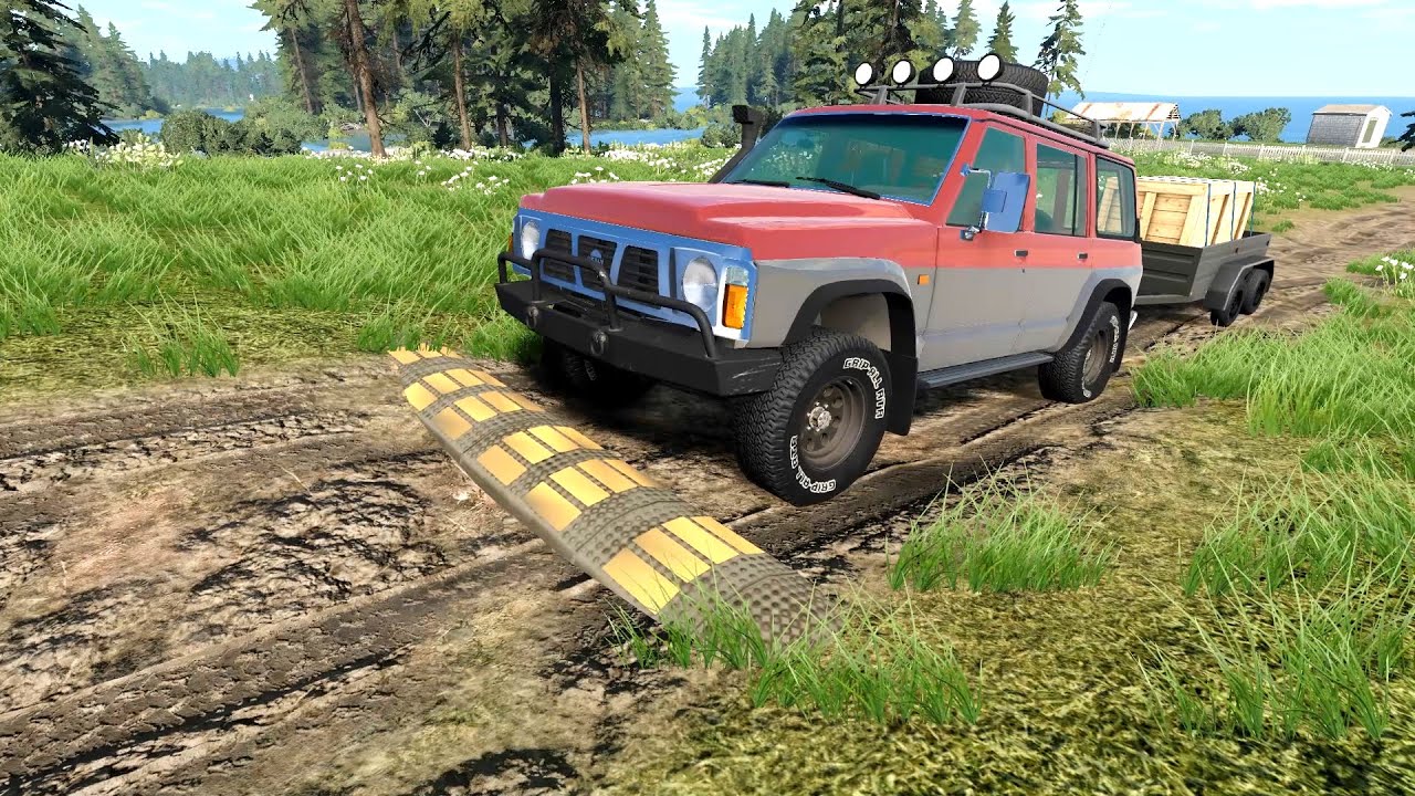 Cars vs Speed bumps Compilation #6 beamng drive ☆ beamng-cars TV