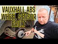 We diagnose a rear wheel speed sensor abs fault  vauxhall mokka