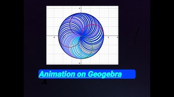 Animation in geogebra Part 1|| Using a circle and semi-circle||