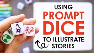 ROLLING DICE TO MAKE ART  Fun With Story Cubes