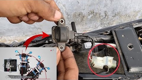 Hero Splendor BS6 Bank Angal Sensor Check | input And Out Put Wiring Details