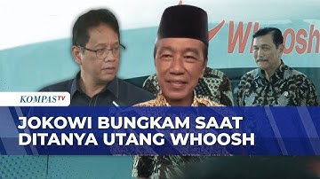 Momen Jokowi Bungkam saat Ditanya Utang Kereta Cepat Whoosh yang Ditolak Menkeu Purbaya