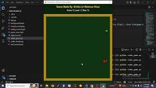 snake game py screenshot 3