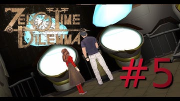 Zero Time Dilemma Walkthrough PC [1080p 60fps] Part 5 - Control,Transport,Locker room
