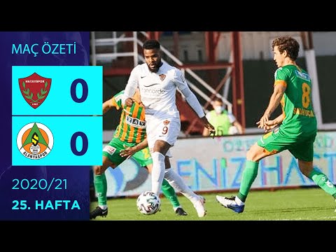 ÖZET: A. Hatayspor 0-0 A. Alanyaspor | 25. Hafta - 2020/21