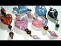 Marble hearts! A polymer clay beads tutorial