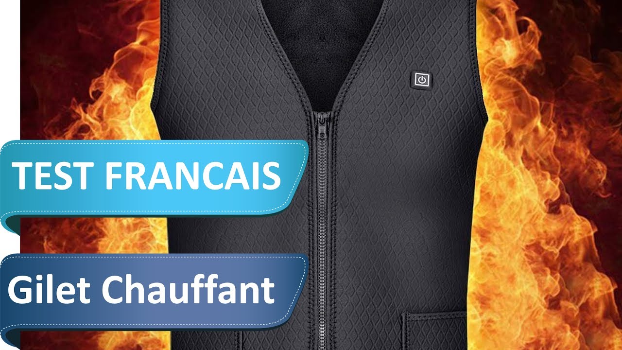 Gilet Chauffant Homme Femme - Veste Chauffante 10000mAh Batterie 5