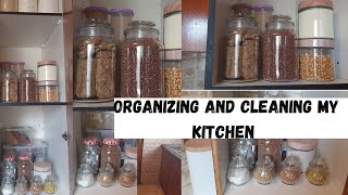Cupboard \/Pantry Organization||pep home jars|| clean kitchen || #pephome #organization