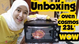 Unboxing Oven Cosmos 23L CO-9923R wow Keren, Luas, Harga Terjangkau