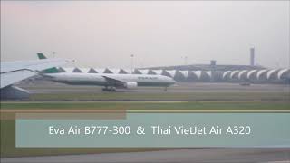 Thai Airways B777 departing from Bangkok