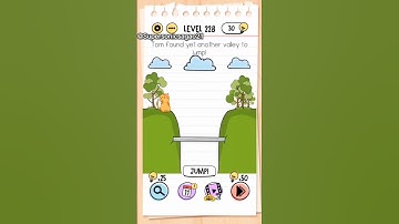Brain test: tricky puzzles level 228 #tomcat #jumping #found #another #valley #against #lawofphysics