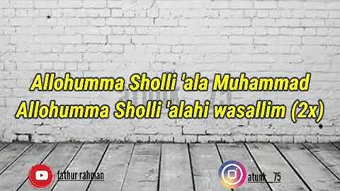 Allohumma sholli 