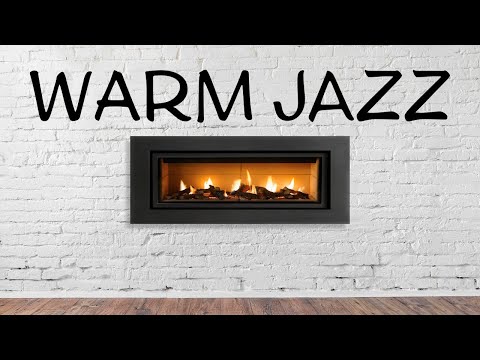 Warm JAZZ - Relaxing Fireplace & Smooth JAZZ Music For Calm - Chill Out Music