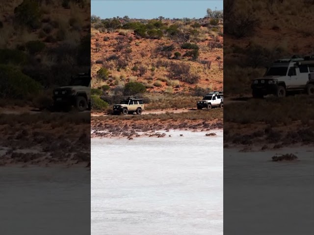 Should you drive on a dried salt lake?