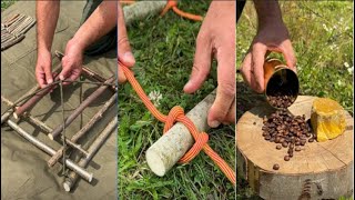 Survival Skills Amazing Basket for Extreme Conditions #camping #outdoors #funny