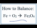 Balancing Chemical Equations